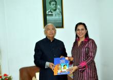 Dr. Charu WaliKhanna, Member, NCW had audience with the Hon'ble Governor of Karnataka, Dr. Hansraj Bhardwaj
