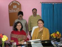 Dr Charu WaliKhanna, Member NCW with Smt. Hemlatha Mohan, Chairperson State Commission for Women, Jharkhand and Shri Chandra Shekhar Jha and Arvind Kumar Jha, Legal Advisor